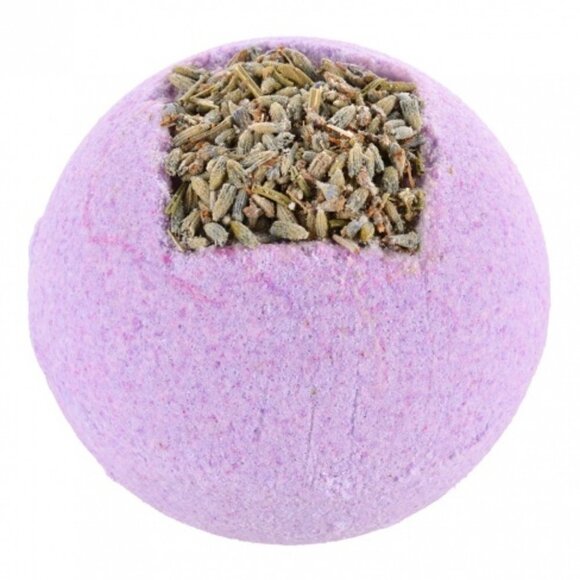 5 Lavendar Bath Bombs Fizzers with lavendar flowers  Lot of 5  Bath Fizzers NEW - Picture 2 of 5